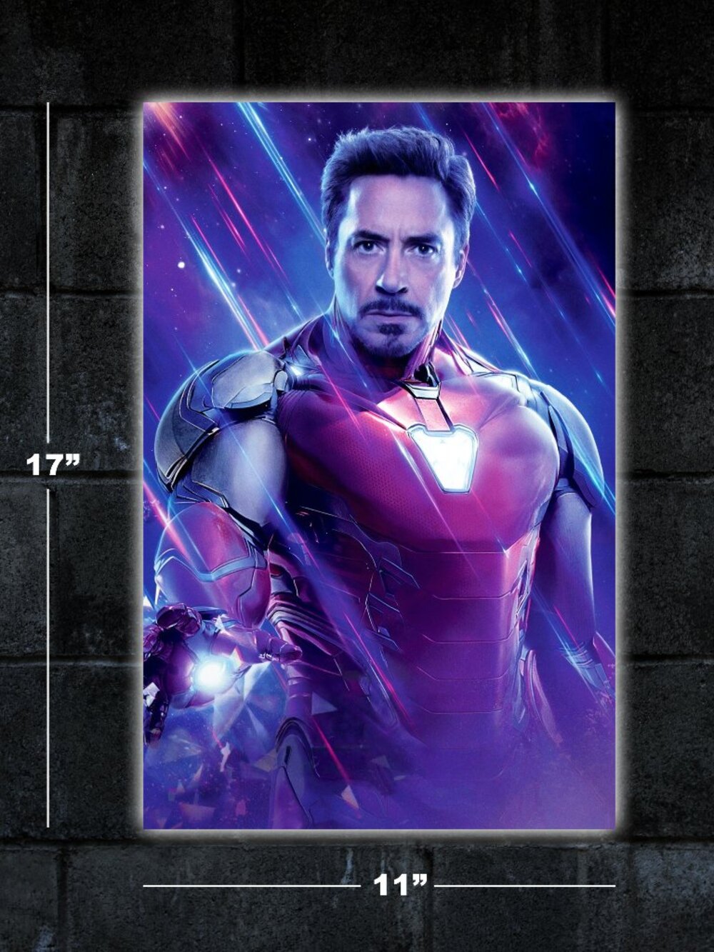 Iron Man poster - 11x17 art print merch marvel movie Robert Downey Jr Tony Stark